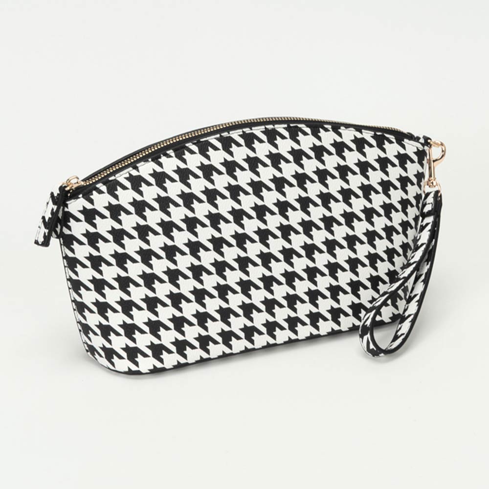 Houndstooth pleated square scarf from Southern Serenity